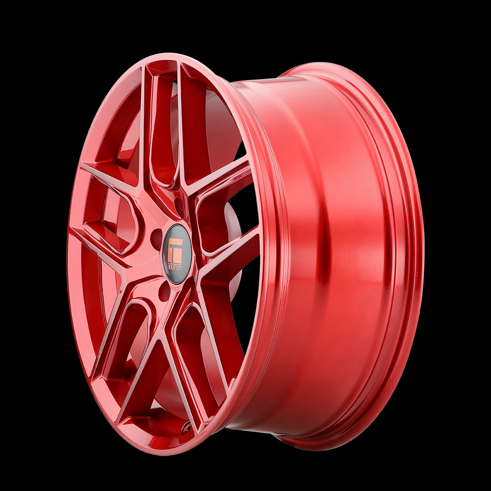 18x8 Touren 3279 TR79 Gloss Crimson Candy Red 5x108 5x4.25 ET35 Wheel Rim