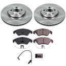 PowerStop OE Stock Replacement Low-Dust Ceramic Brake Pad and Rotor Kit