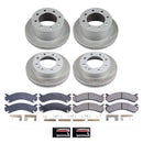 PowerStop Semi-Coated Rotor and Low-Dust Ceramic Brake Pad Kit