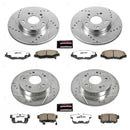 PowerStop Z26 Street Performance Ceramic Brake Pad and Drilled & Slotted Rotor K