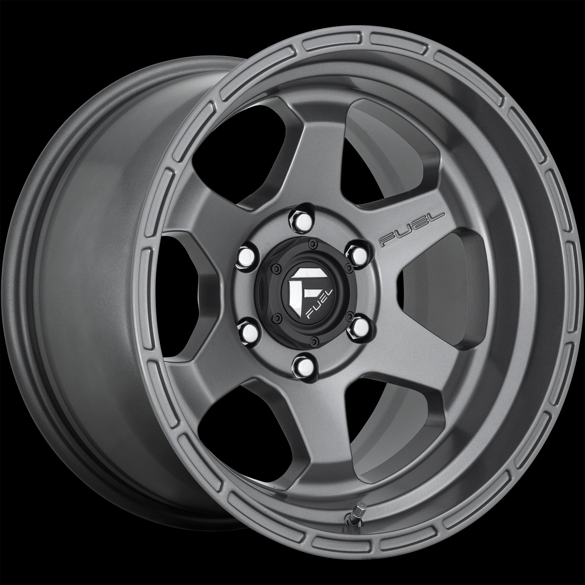 17X9 Fuel D665 Shok Matte Anthracite 5X127 ET-12 wheel/rim