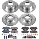 PowerStop Z23 Daily Driver Carbon-Fiber Ceramic Brake Pad and Drilled & Slotted