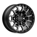 17X8.5 KMC KM718 SUMMIT Satin Black With Gray Tint 6X139.7 ET18 wheel/rim-1