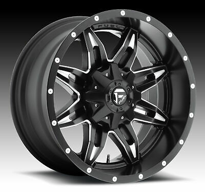 20X9 Fuel D567 LETHAL Matte Black Milled 6X135/6X139.7 ET1 wheel/rim