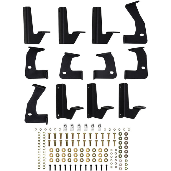 Westin HDX Drop Nerf Step Bars Powder Coated Textured Black Steel 56-14165