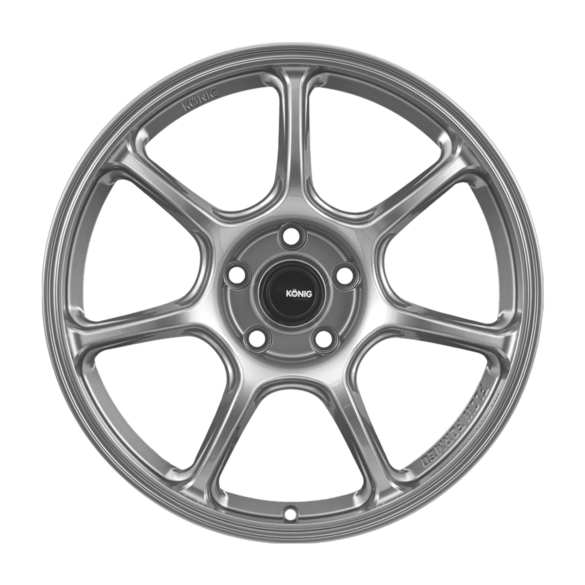 18x8.5 Konig Ultragram Titanium Metallic 5x114.3 5x4.5 ET42 Wheel Rim