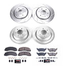 PowerStop Z23 Daily Driver Carbon-Fiber Ceramic Brake Pad and Drilled & Slotted
