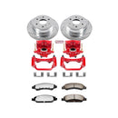 PowerStop Z36 Truck and SUV Ceramic Brake Pad, Drilled & Slotted Rotor, and Cali
