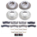 PowerStop Semi-Coated Rotor and Low-Dust Ceramic Brake Pad Kit