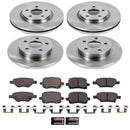PowerStop OE Stock Replacement Low-Dust Ceramic Brake Pad and Rotor Kit