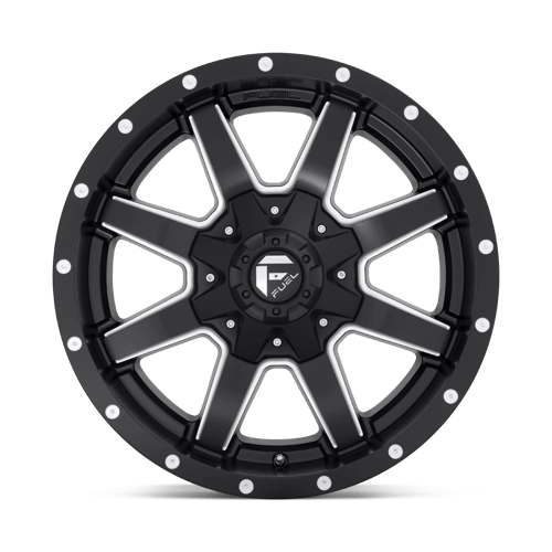 18X9 Fuel D538 Maverick Matte Black Milled 6X135/6X139.7 ET13 wheel/rim
