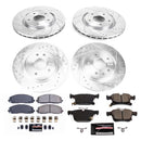 PowerStop Z23 Daily Driver Carbon-Fiber Ceramic Brake Pad and Drilled & Slotted