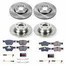 PowerStop OE Stock Replacement Low-Dust Ceramic Brake Pad and Rotor Kit