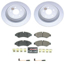 PowerStop Genuine Geomet Coated Rotor and Carbon-Fiber Ceramic Brake Pad Kit