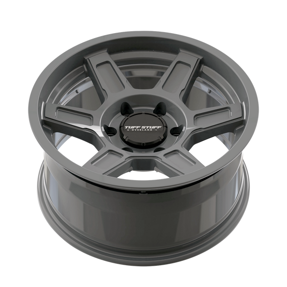 17x8.5 Tuffstuff TS01 Ascent Gloss Grey 5x127 5x5 ET0 Wheel Rim
