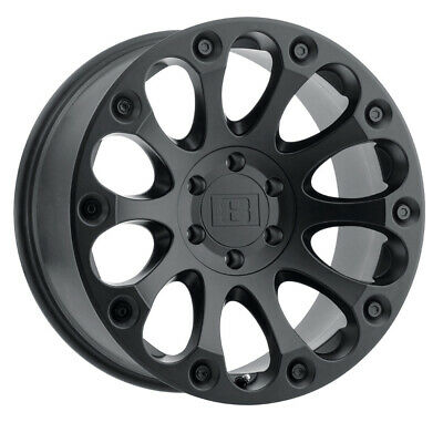 16X8.5 Level 8 Impact Matte Black 6X132 Et12 Wheel/Rim