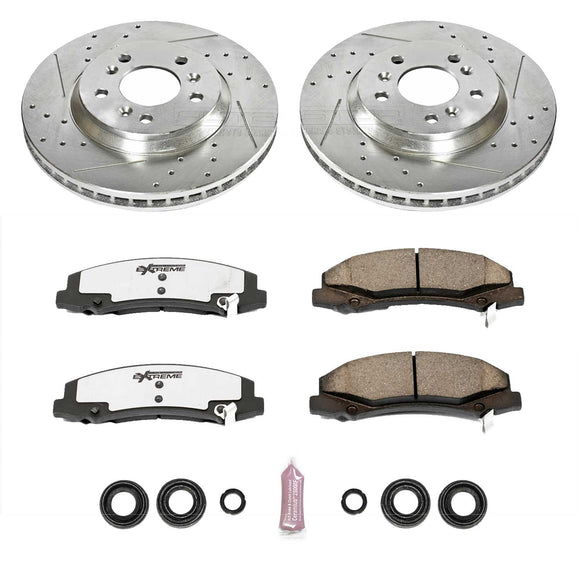 PowerStop Z26 Street Performance Ceramic Brake Pad and Drilled & Slotted Rotor K