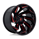 22X12 Fuel D755 REACTION Gloss Black-MIL-RTTC 8X180 ET-44 wheel/rim