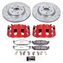 PowerStop Z36 Truck and SUV Ceramic Brake Pad, Drilled & Slotted Rotor, and Cali