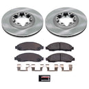 PowerStop OE Stock Replacement Low-Dust Ceramic Brake Pad and Rotor Kit