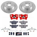 PowerStop Z23 Daily Driver Carbon-Fiber Ceramic Pads Drilled & Slotted Rotor & C