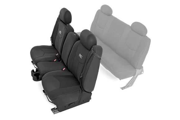 Rough Country Seat Covers Front 40/40/20 For Chevy GMC 1500 99-06
