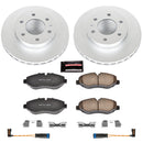 PowerStop Genuine Geomet Coated Rotor and Carbon-Fiber Ceramic Brake Pad Kit