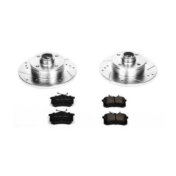 PowerStop Z23 Daily Driver Carbon-Fiber Ceramic Brake Pad and Drilled & Slotted