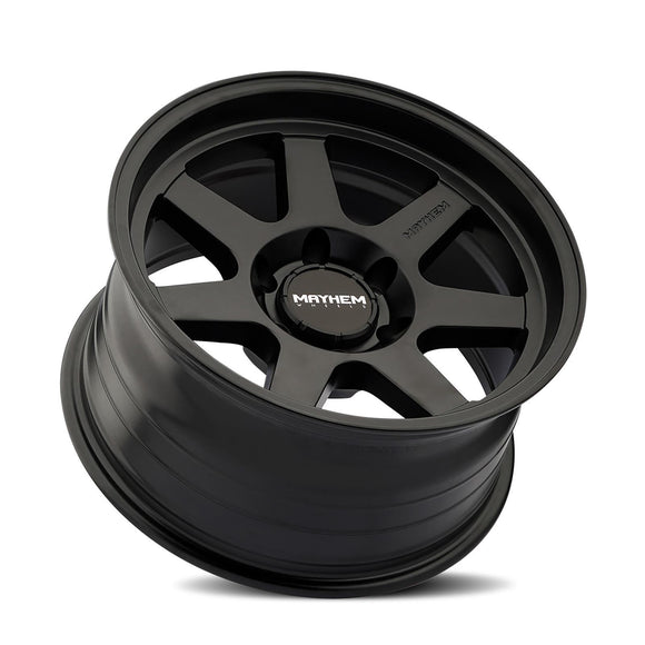 17x9 Mayhem Convoy Satin Black 6x135 ET-6 CB87.1 Wheel Rim
