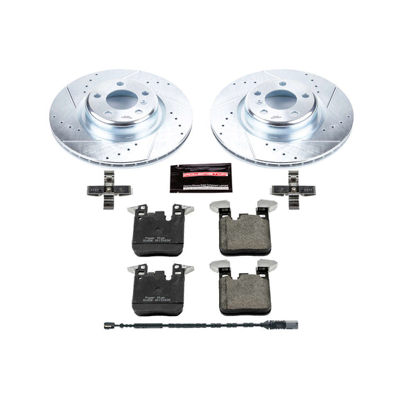 PowerStop Z23 Daily Driver Carbon-Fiber Ceramic Brake Pad and Drilled & Slotted