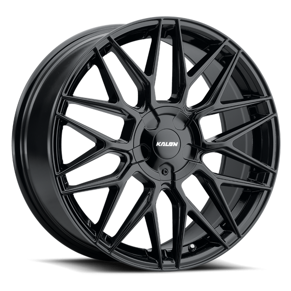 16x7 Kalon Wheels Blitz-203 Gloss Black Wheel 5x100 ET42 CB73