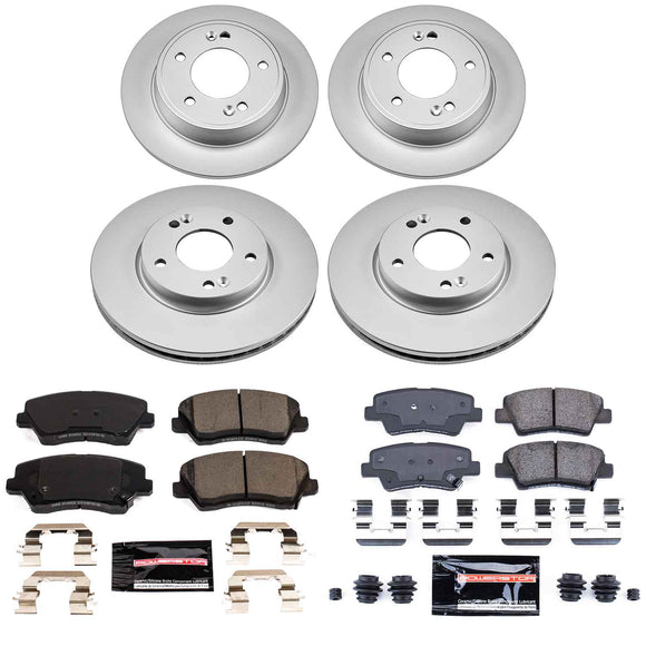 Z23 Daily Driver Premium Carbon-Fiber Ceramic Brake Pad and Fully Coated Rotor K