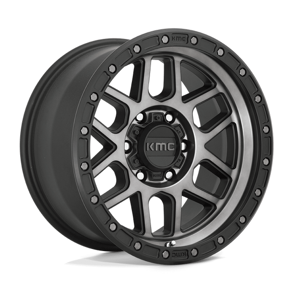 18X9 KMC KM544 MESA Satin Black With Gray Tint 8X165.1 ET18 wheel/rim