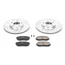 PowerStop Z23 Daily Driver Carbon-Fiber Ceramic Brake Pad and Drilled & Slotted