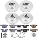 PowerStop Genuine Geomet Coated Rotor and Carbon-Fiber Ceramic Brake Pad Kit