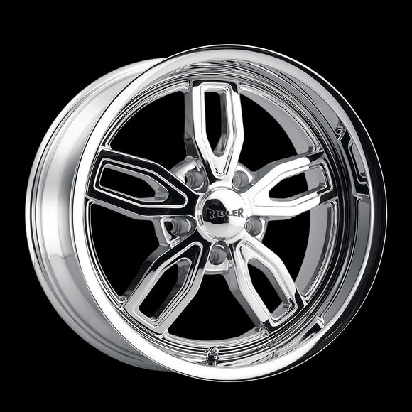 18x8 Ridler 608 Chrome 5x114.3 5x4.5 ET0 Wheel Rim