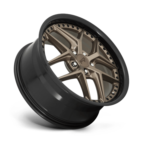 19X8.5 Niche Vice Matte Bronze Black Bead Ring 5x114.3 M227198565+35