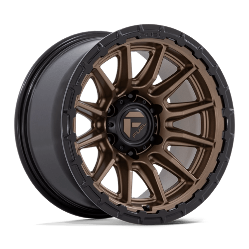 20x9 Fuel Off-Road FC866 Piston Matte Bronze W/ Gloss Black Lip 5x127 ET1 Wheel