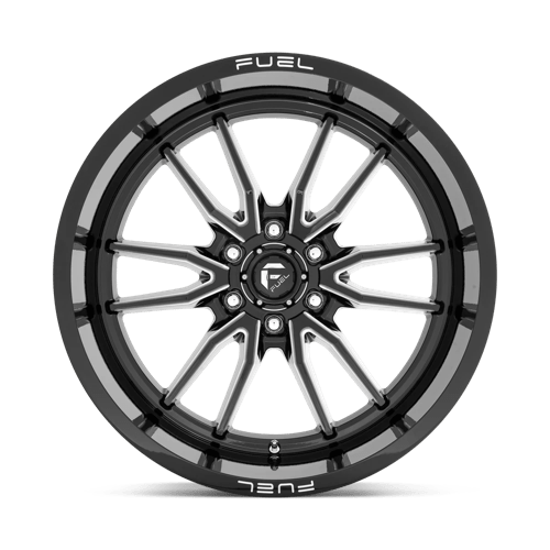22x12 Fuel Off-Road D761 Clash Gloss Black Milled 6x139.7 ET-44 CB106.1 Wheel