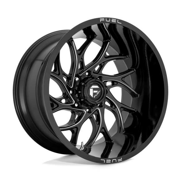22x10 Fuel Off-Road D741 Runner Gloss Black Milled 8x180 ET-18 CB124.2 Wheel Rim