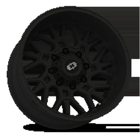 22x14 Vision 404 Brawl Satin Black Wheel 8x170 ET-76 CB125.2