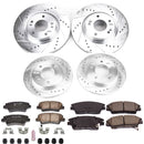 PowerStop Z23 Daily Driver Carbon-Fiber Ceramic Brake Pad and Drilled & Slotted