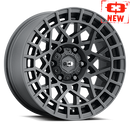 17x8.5 Vision 349 Savage Satin Black 5x5 (5x127) ET-24 wheel/rim