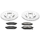 PowerStop Z23 Daily Driver Carbon-Fiber Ceramic Brake Pad and Drilled & Slotted