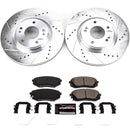 PowerStop Z23 Daily Driver Carbon-Fiber Ceramic Brake Pad and Drilled & Slotted