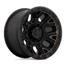 20x9 Fuel Off-Road D824 Traction Matte Black Double Dark Tint 5x127 ET1 Wheel