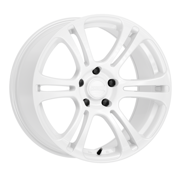 18x10.5 Kansei K16W Neo Gloss White 5x100 ET12 CB73.1 Wheel