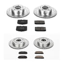 PowerStop Z23 Daily Driver Carbon-Fiber Ceramic Brake Pad and Drilled & Slotted