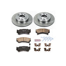 PowerStop OE Stock Replacement Low-Dust Ceramic Brake Pad and Rotor Kit