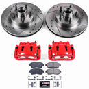 PowerStop Z23 Daily Driver Carbon-Fiber Ceramic Pads Drilled & Slotted Rotor & C